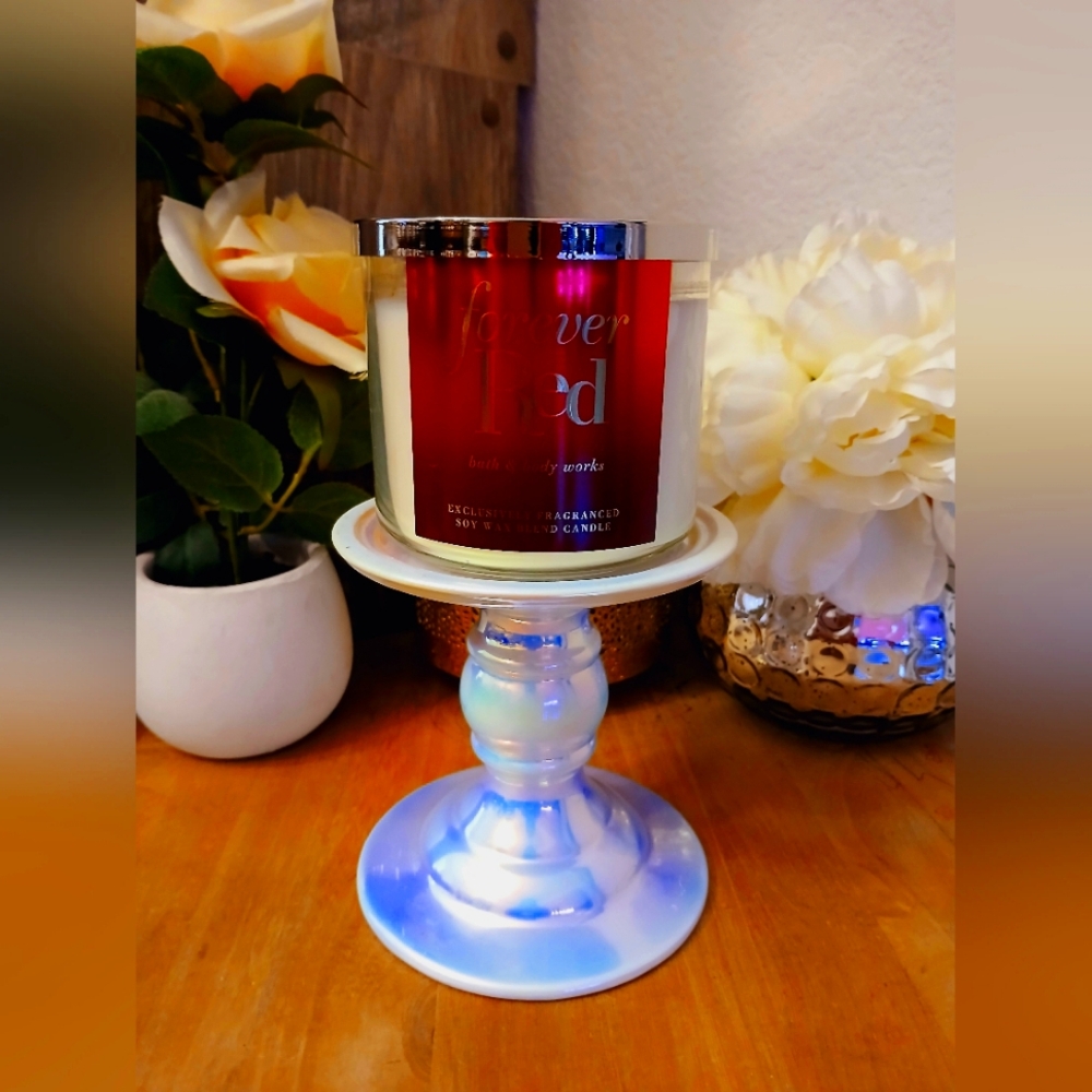 Forever red, 3wick candle,  bbw